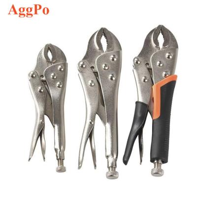 China MULTI FUNCTIONAL Jaw Lock Mole Pliers Pinch Off Pliers With Cable Cutter Vise Handle Long Nose Steel Hand Tool for sale