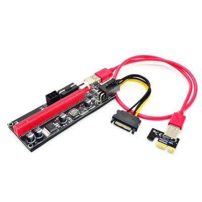 China With SATA 15pin 6pin Power Cable Usb Ver009 3.0 PCI-e Riser Ver 009S 1X 4X 8X 16X Supplement Express Riser Adapter Card to Newest Sata 15Pin to 6 Pin Power Cable for sale