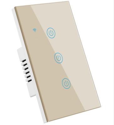 China US USA Tuya 3 Band Standard Inteligente Touch Switch Pared Wifi Smart Switch Shipping And Handling - DS101 for sale