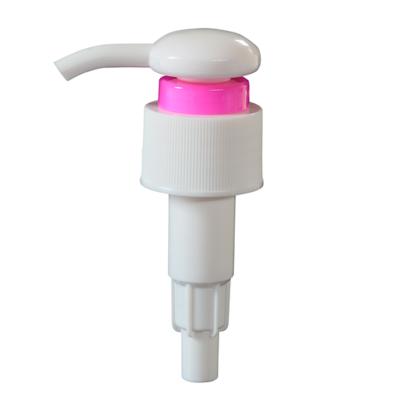 China Non-refillable custom alumina plastic material comes with a lock lotion pump for sale