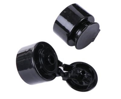 China Non Spill Plastic Screw Cap Lids 24mm Plastic Cosmetic Packaging 28mm Flip Top Cap for sale