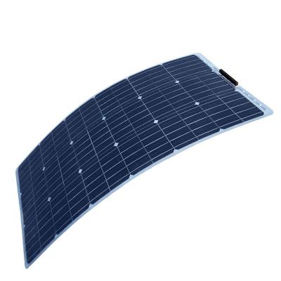 China 100W 12V Solar Panel Power Supply System RV Roof Electric Vehicle Car Solar Charging Panel 100w for sale