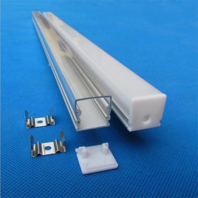 China Modern Aluminum Profile LED Bar Light Strip Lampshade Extrusion 21mmx21mmX1000mm for sale