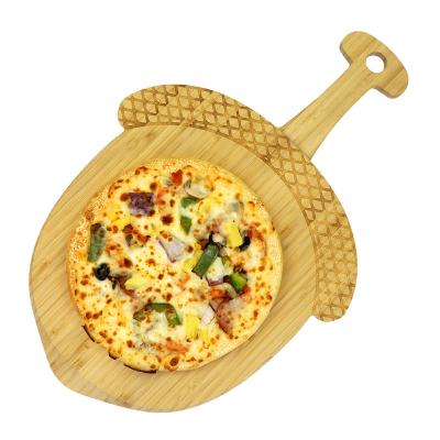 China 2022 Hot Selling Popular Useful Microwavable Wooden Pizza Tray Kitchen Tray Steak Bread Board Tray for sale