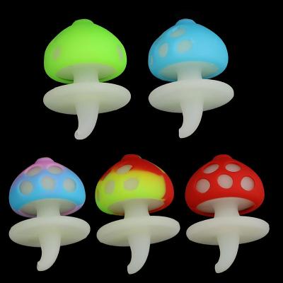 China Better Taste Silicone Mushroom Shape Cap 2022 Eco - Friendly New Design Mix Colors for sale