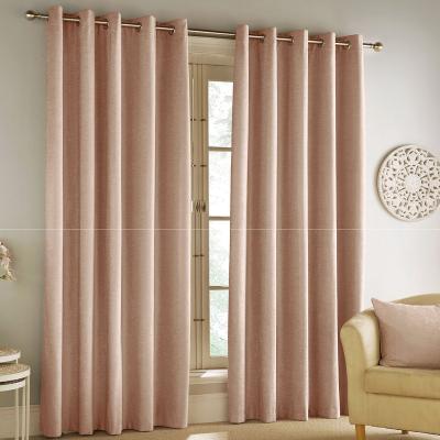 China Wholesale 100% solid polyester dimout blackout blackout curtains curtains for living room for sale