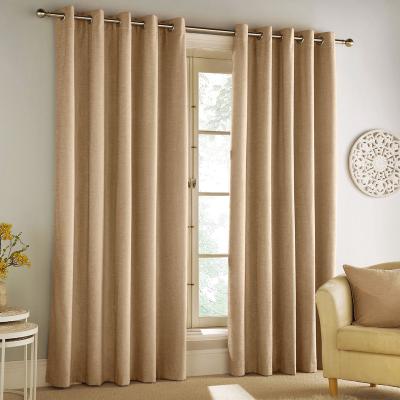 China Hot Selling Blackout Curtain Polyester Blackout Solid Curtains For Living Room Window for sale