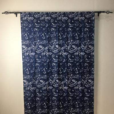 China Hot Selling Blackout Heat Transfer Printing Curtains Polyester Blackout Curtain For Living Room for sale