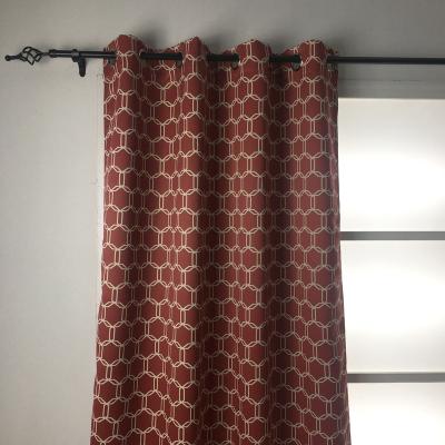 China Blackout Curtains Blackout Curtains High Quality Printed Polyester 100% Reversible Curtains For Hotel Home Office for sale