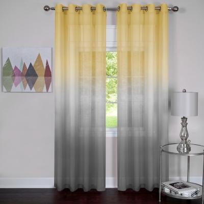 China European And American Quality European And American Large Shade Style Sheer Tulle Curtain For Living Room Decoration for sale