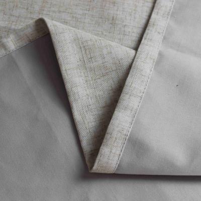 China Blackout OEM Design Home Textile Polyester 3 Pass Blackout Coated Fabric For Home Curtains for sale