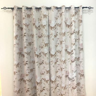 China Blackout Factory Supply 280cm Printed Polyester Blackout Curtain Fabrics For Living Room for sale