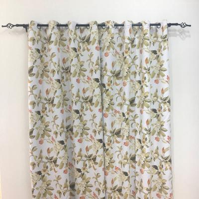 China Blackout OEM Design Curtain Fabrics Polyester Heat Transfer Printed Blackout Fabric For Home for sale