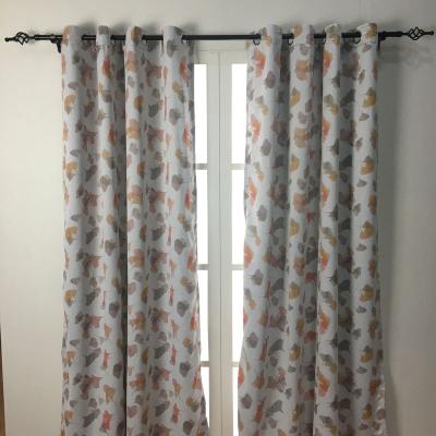 China Blackout Custom Design High Quality 100% Polyester Printing Blackout Window Curtain Fabrics for sale