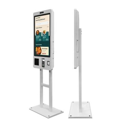 China Shopping mall 24 inch touch screen fast food order and payment kiosk system self service android machine for sale for sale