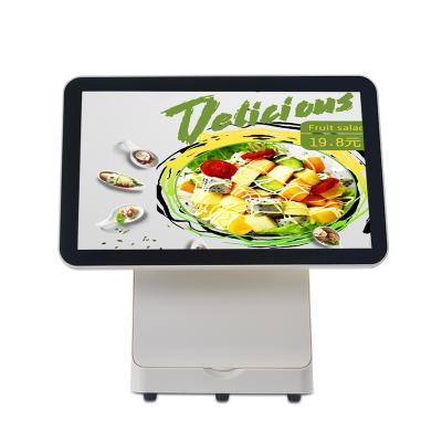 China Stainless Commercial Metal Cashier ODM Equipment Motherboard J1800 POS System Cash Register for sale