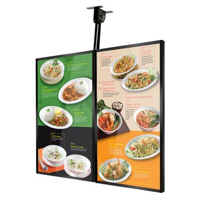 China Beer Bar Advertising Digital Aluminum Frame LCD Menu Sign Boards 32 for sale