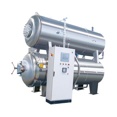 China Canned food industry Quality Assured Machine Durable Using Water Spray Retort Sterilizer for sale