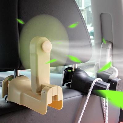 China Brief & 2021 Single Color G209 Car Seat Hook Fan Consumer Electronics Car Auto Accessories Shantou Yate Mini Fresh New for sale