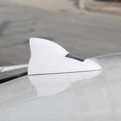 China ABS Solar Car Anti-Collision Headlight Shark Fin Antenna Led Car Decoration Lights Warning CE Auto Turn Signal Custom Accessories D08A for sale