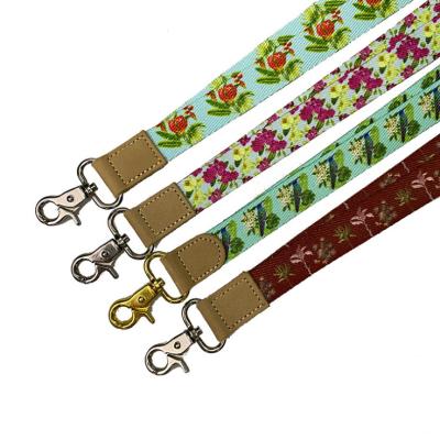 China Soft Strap Lanyard With Logo Custom Lanyard Print Leather Creative Exquisite High Quality Custom Made Polyester Neck Shorts Promotional Gift for sale