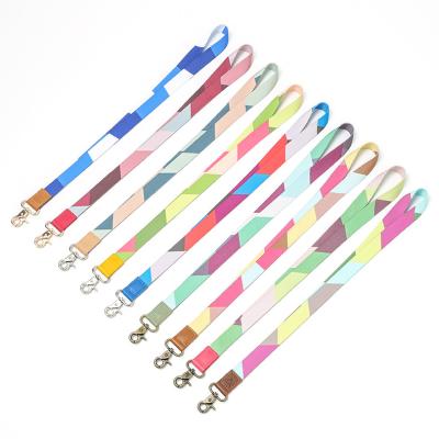 China Custom Colorful Polyester Key Chain Holder/Key Chain Holder Security Polyester Neck Ties Lanyard For Phone&Key&ID Card for sale