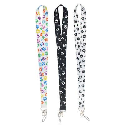 China Durable Custom Fashion Printed Lanyard Cell Phone Wristband Lanyard Key Chain For Keys for sale