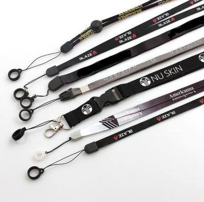 China Fashoin Lanyard Durable Fashion Polyester Custom Printed Lanyards with Custom Logo for sale