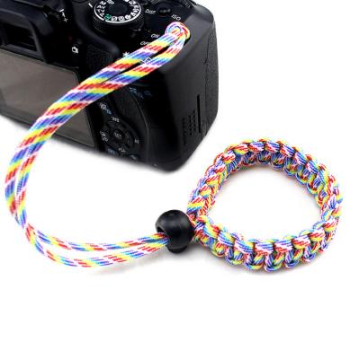 China Fashoin Sample Support Microfiber Leather Distinctive Colored Camera Wholesale Cheap Adjustable Braid Handmade Lanyards for sale