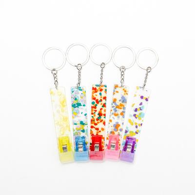 China New Coming New Next Colorful Custom Logo Card Holder Card Puller Chain Key Chain for sale