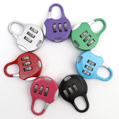 China Safety Lockout Equipment Mini Padlock Travel Suitcase Luggage Combination Lock Padlock in Zinc Alloy for sale