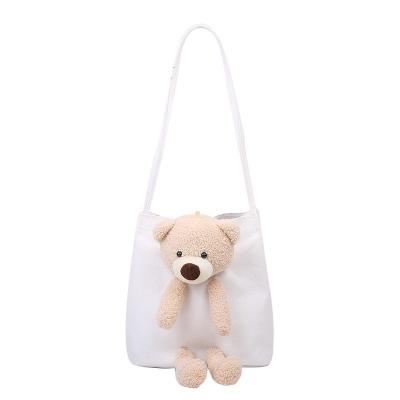 China Popular Fashion Cute 2020 Fashion Shoulder Canvas Tote Bag for sale