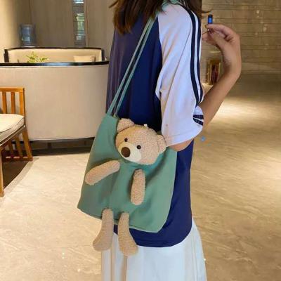 China New Fashion Design High Quality Wholesale Cute Canvas Tote Bag for sale