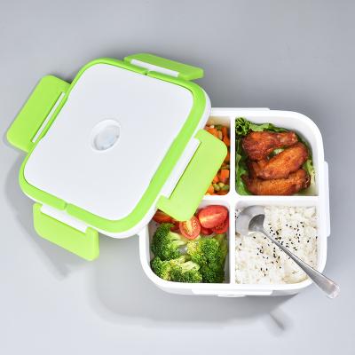 China Eco - Friendly Portable Electric Heating Lunch Box Stainless Steel Sustainable Lunch Box for sale