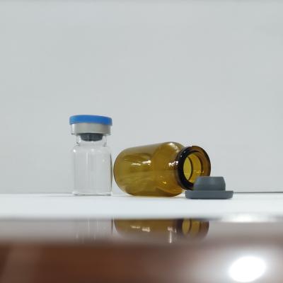 China Transparent Amber Tubular Glass Vials 20ml Medicinal Glass Bottle for sale