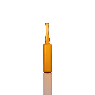 China Amber 3ml good chemical stability  Type 1 glass ISO form B & form C glass ampoule for sale