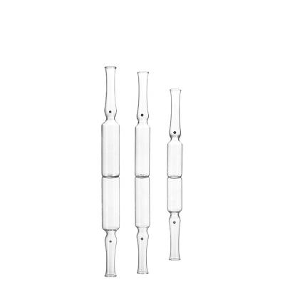 China 1ml Borosilicate Glass Ampoule Medicine Cosmetics Ampoule For Injection for sale