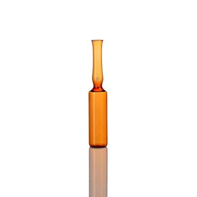 Cina 2ML 10,75*72 mm Ampolata di vetro di borosilicato ambra ISO Standard B in vendita