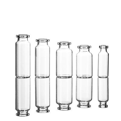 China Medical Pharmaceutical Transparent Tubular Glass Vials Borosilicate Glass Vial 20ml for sale