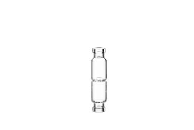 China Vial de vidrio tubular bajo en borosilicato de color ámbar claro vacío de 1 ml en venta