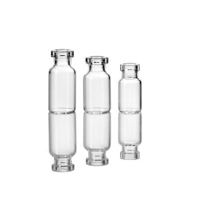 China Vial de vidrio de borosilicato bajo transparente ISO9001 Vial de vidrio tubular de 5 ml en venta