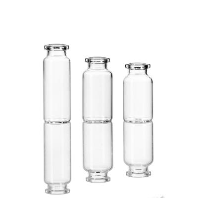 China Frascos de vidrio farmacéuticos tubulares de vidrio de borosilicato de color ámbar claro 15R en venta