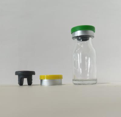 China Clear Moulded Injection Glass Vial For Antibiotics Ring Finish 20mm Type I II for sale