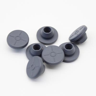 China 13mm Grey Bromobutyl Rubber Stopper Self Sealing Chemicals Resistant for sale