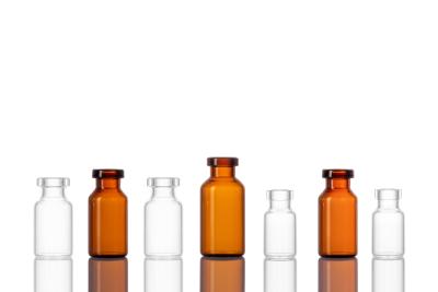 China 12ml Clear/Amber Borosilicate Tubular Glass Vials for Medical Usage for sale