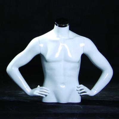 China Other Half Fiberglass Muscle Men Mannequin For Sportswear for sale