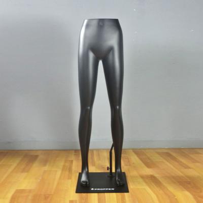 China Cloth male mannequin with wooden hand thin fiberglass men mannequin, male pants mannequin for sale