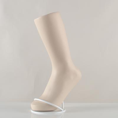 China Socks Mannequin Hot Sale Fiberglass Sock Display Female Foot Mannequin for sale