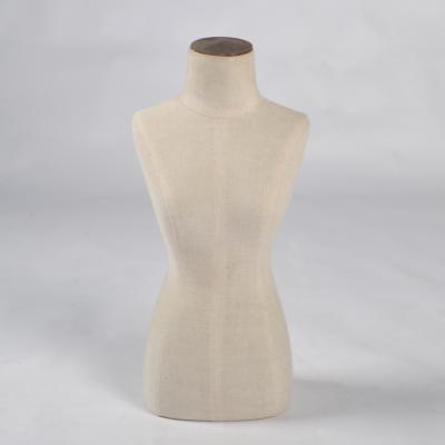 China Mini mannequin shop decoration torso mannequin with canvas cover for sale for sale