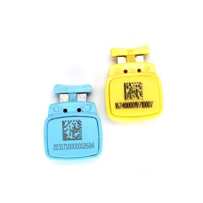 China Water/Gas/Electric Meters And Other High Security Customized Disposable Colored Small Gas Water Or Electric Meter Disposable Finger Press Seal Lock for sale